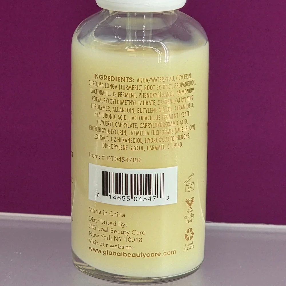 Global Beauty Care Face Milk Unisex 1.7oz Turmeric Brighten‎ Nourish Skincare